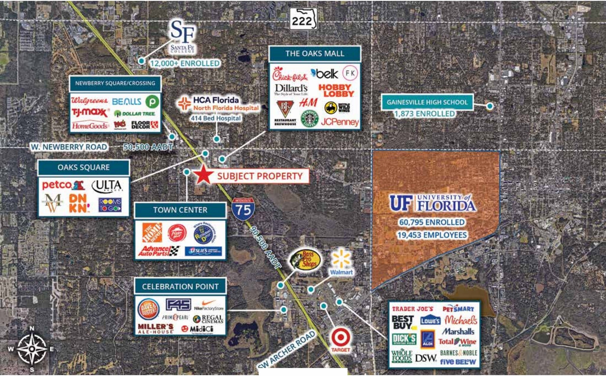 7001 NW 4th Blvd, Gainesville, FL à louer Carte– Image 1 sur 1