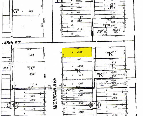4501 S Michigan Ave, Chicago, IL à vendre - Plan cadastral – Image 3 sur 6