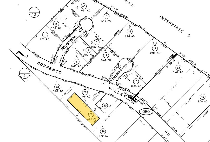 11760 Sorrento Valley Rd, San Diego, CA à louer - Plan cadastral – Image 2 sur 4