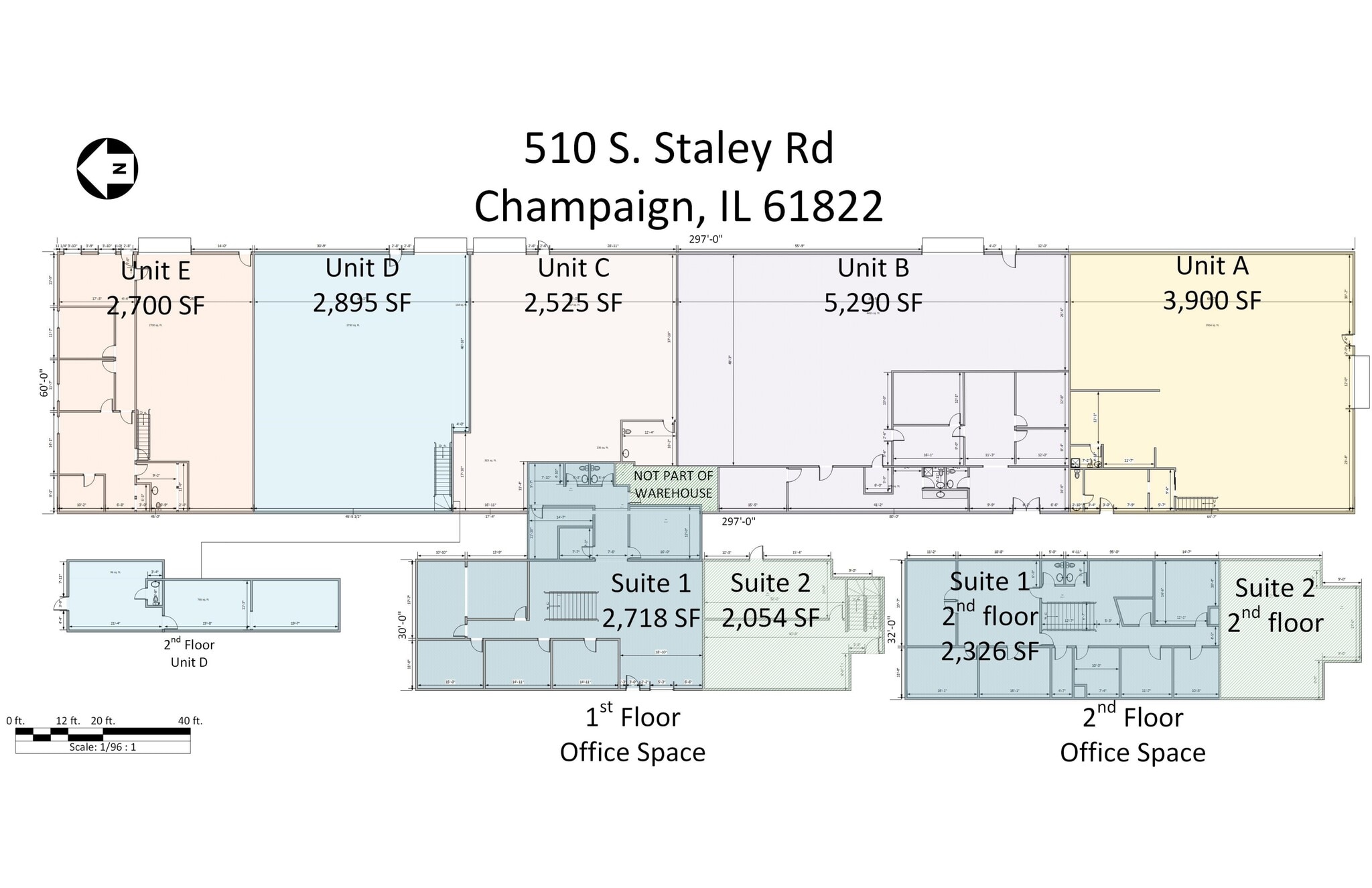 510-512 S Staley Rd, Champaign, IL à louer Plan de site– Image 1 sur 1