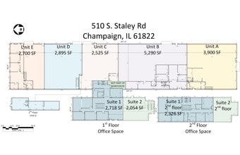 510-512 S Staley Rd, Champaign, IL à louer Plan de site– Image 1 sur 1