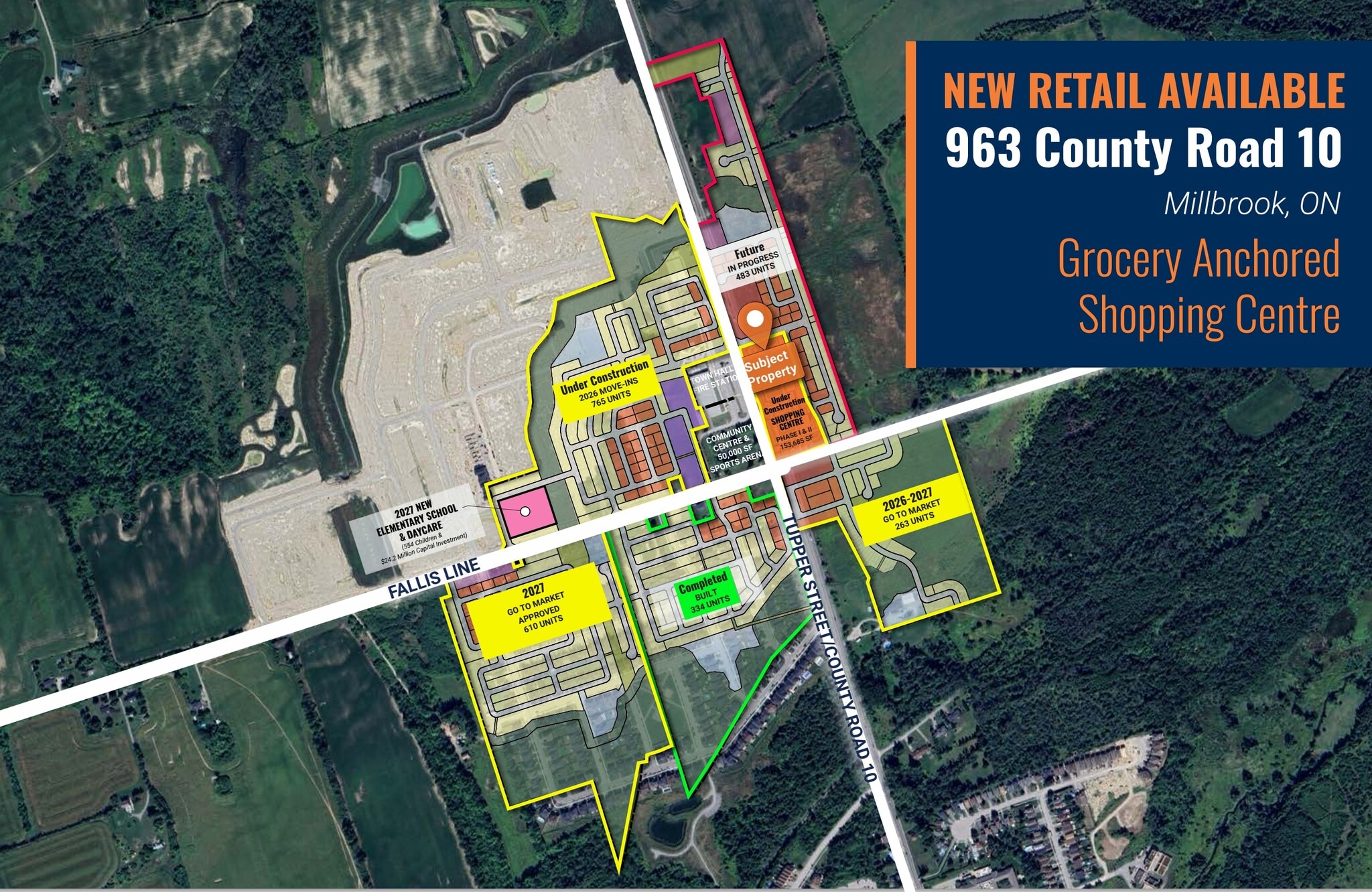963 County Rd 10, Millbrook, ON à louer Plan de site– Image 1 sur 4