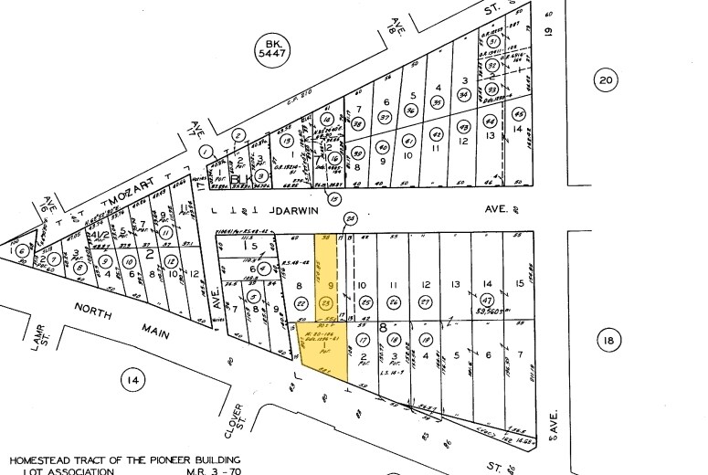 1817 Main st, Los Angeles, CA à vendre - Plan cadastral – Image 2 sur 2