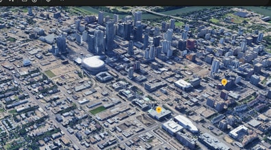 10145 109 St NW, Edmonton, AB - VUE AÉRIENNE  vue de carte
