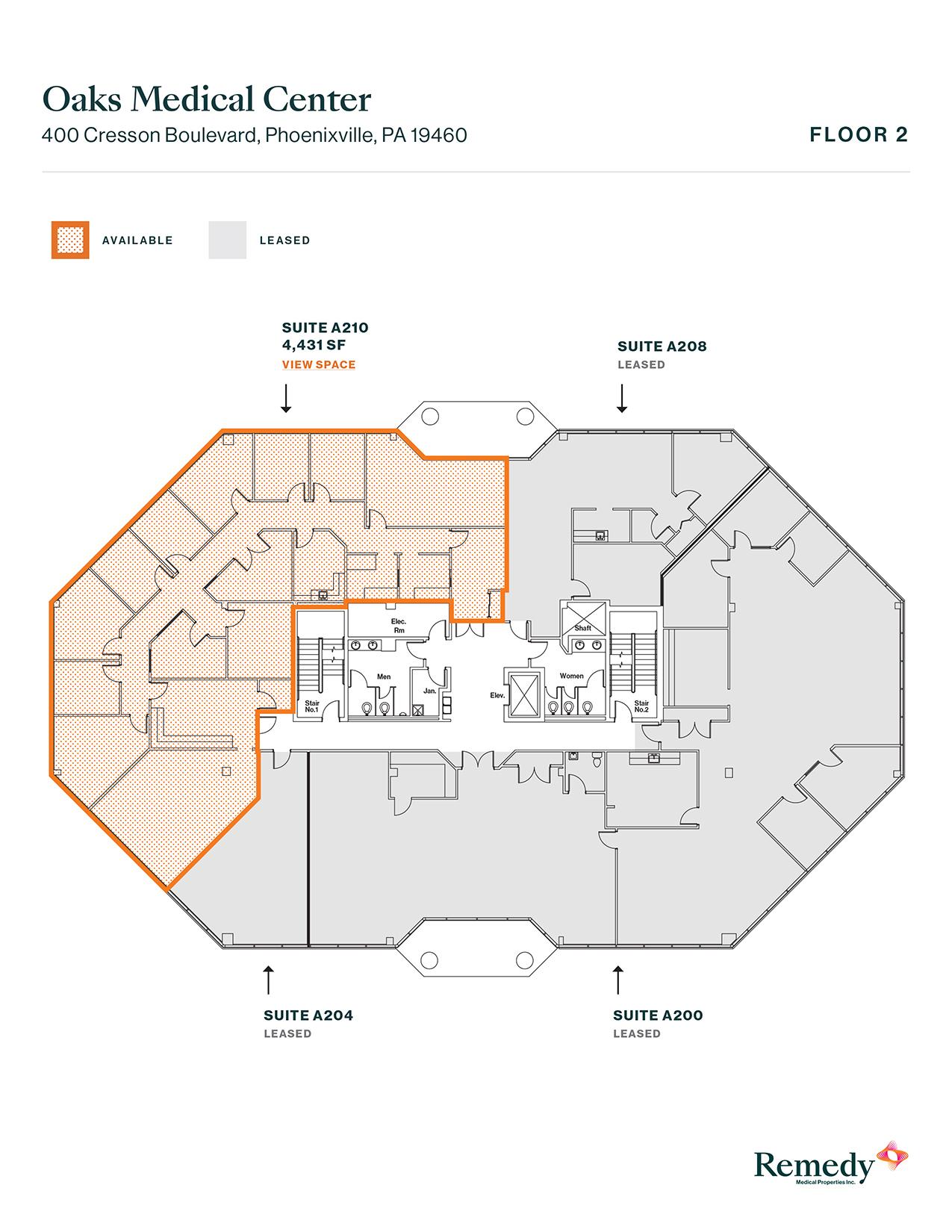 400 Cresson Blvd, Phoenixville, PA à louer Plan d’étage– Image 1 sur 6