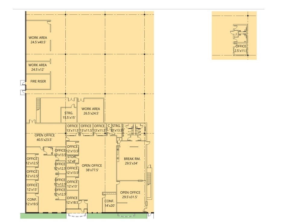 14900 Frye Rd, Fort Worth, TX à louer Plan d’étage– Image 1 sur 1