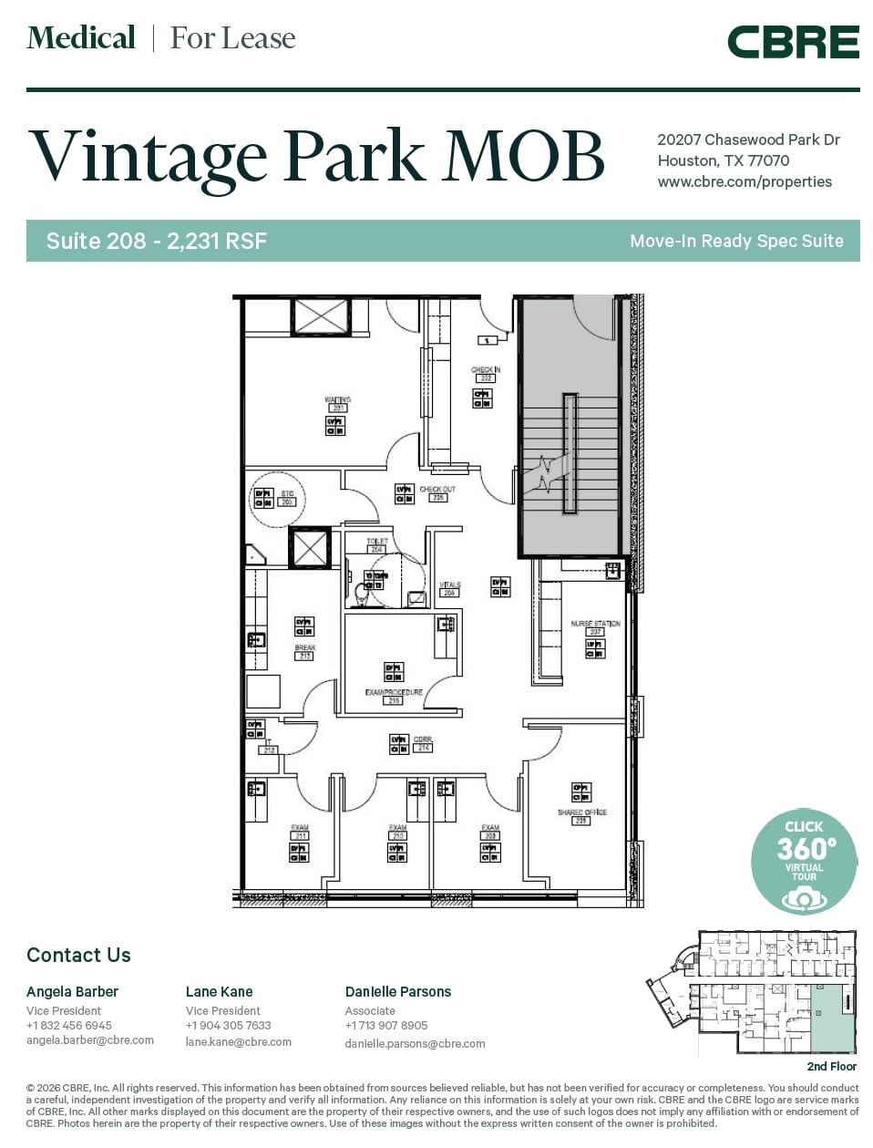 20207 Chasewood Park Dr, Houston, TX à louer Plan d’étage– Image 1 sur 1