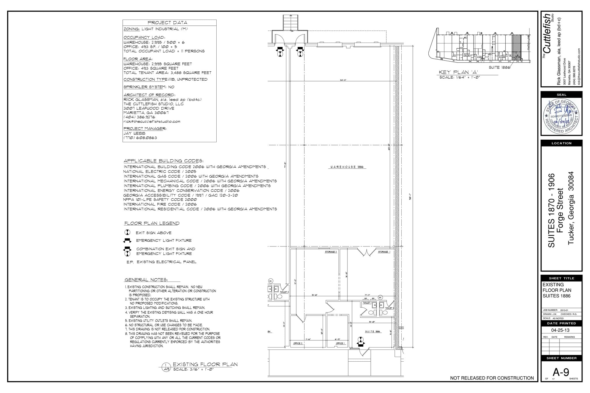 1870-1908 Forge St, Tucker, GA à louer Plan de site– Image 1 sur 1