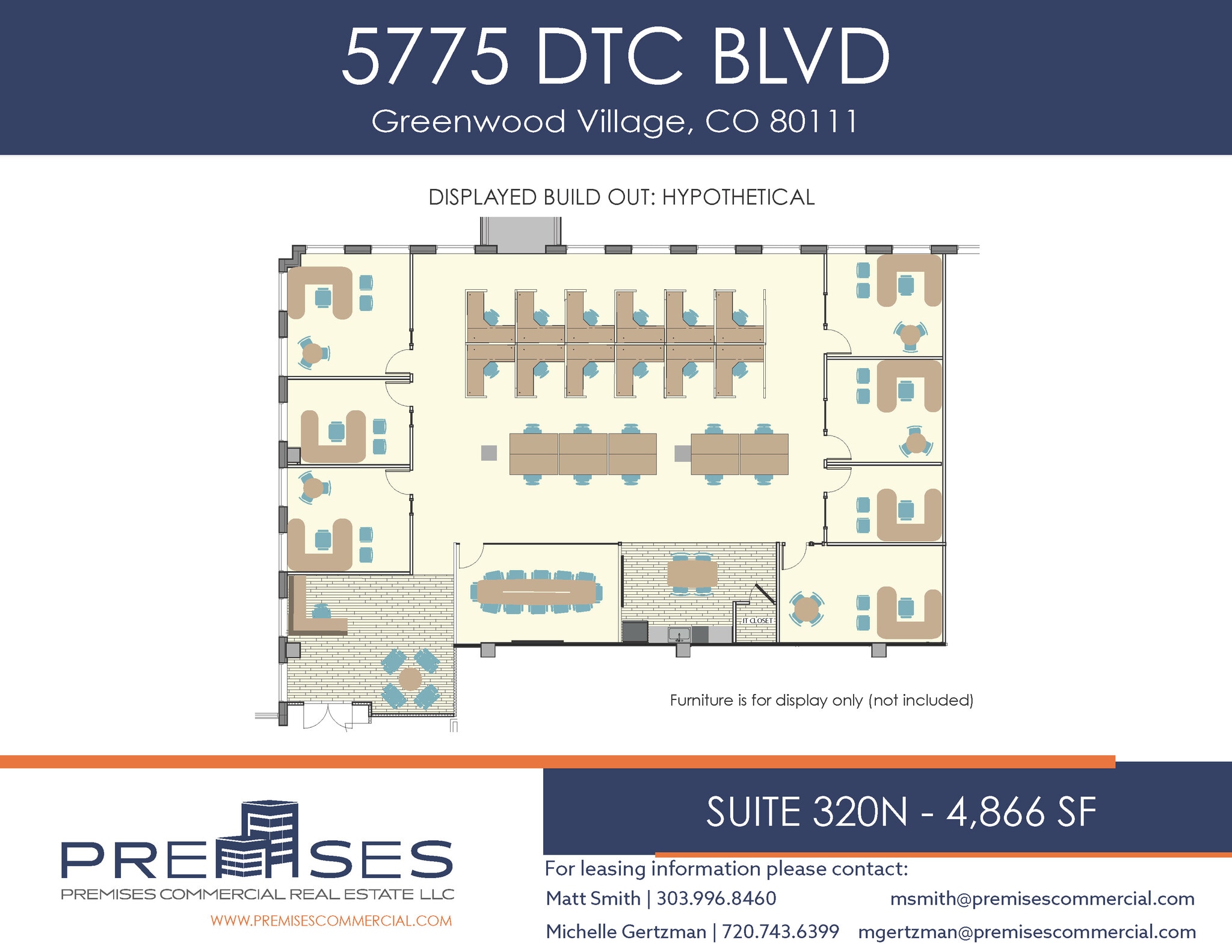 5775 Dtc Blvd, Greenwood Village, CO à louer Plan d’étage– Image 1 sur 1
