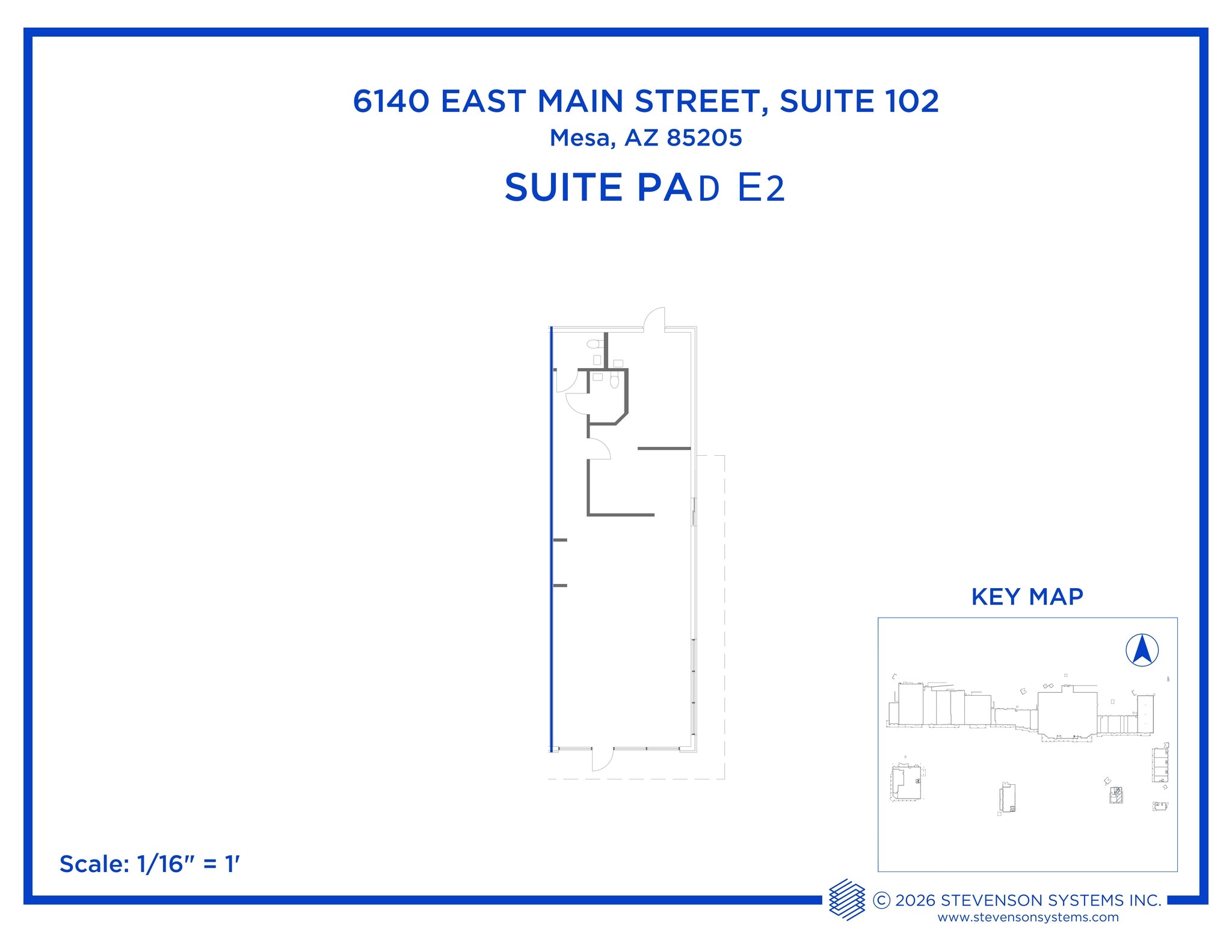 6016-6036 E Main St, Mesa, AZ à louer Plan de site– Image 1 sur 1