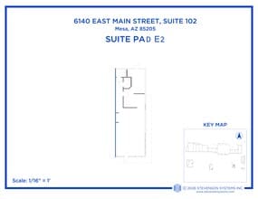 6016-6036 E Main St, Mesa, AZ à louer Plan de site– Image 1 sur 1