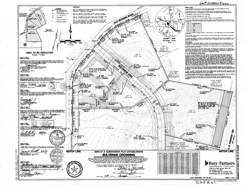 167-179 Bulverde Rd, Bulverde, TX à vendre - Plan cadastral – Image 2 sur 3