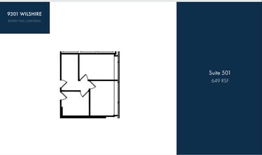 9301 Wilshire Blvd, Beverly Hills, CA à louer Plan d’étage– Image 1 sur 1