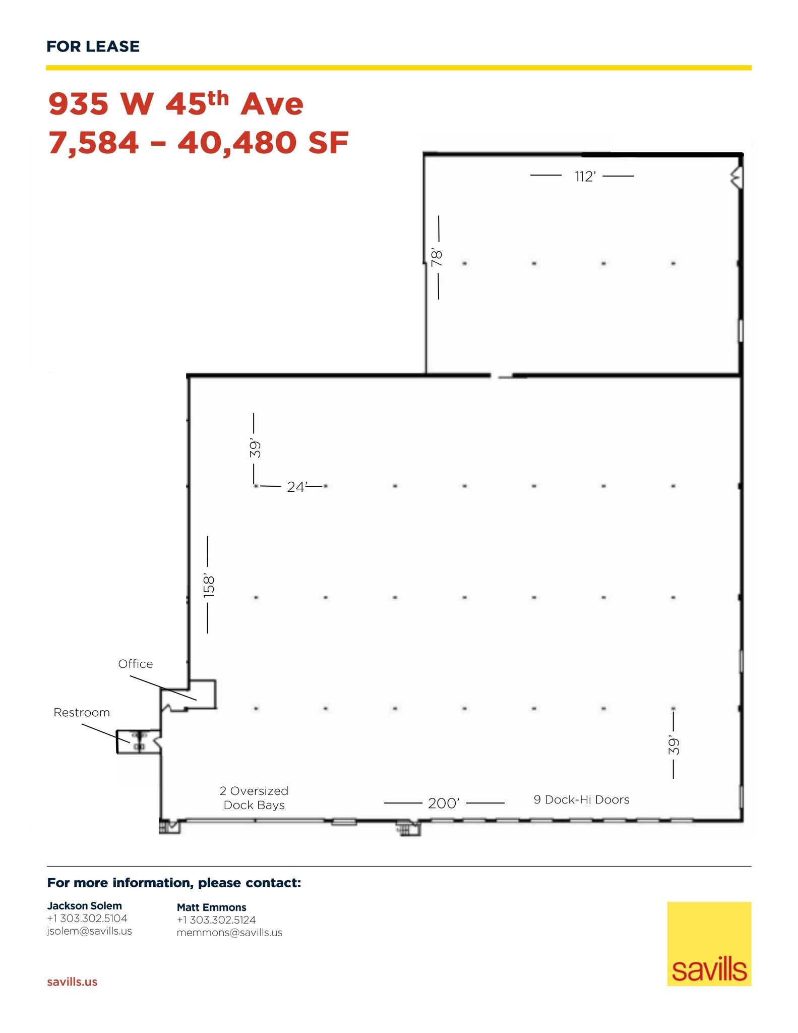 4590 Jason St, Denver, CO à louer Plan de site– Image 1 sur 1