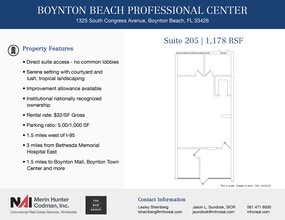 1325 S Congress Ave, Boynton Beach, FL à louer Plan d’étage– Image 1 sur 6