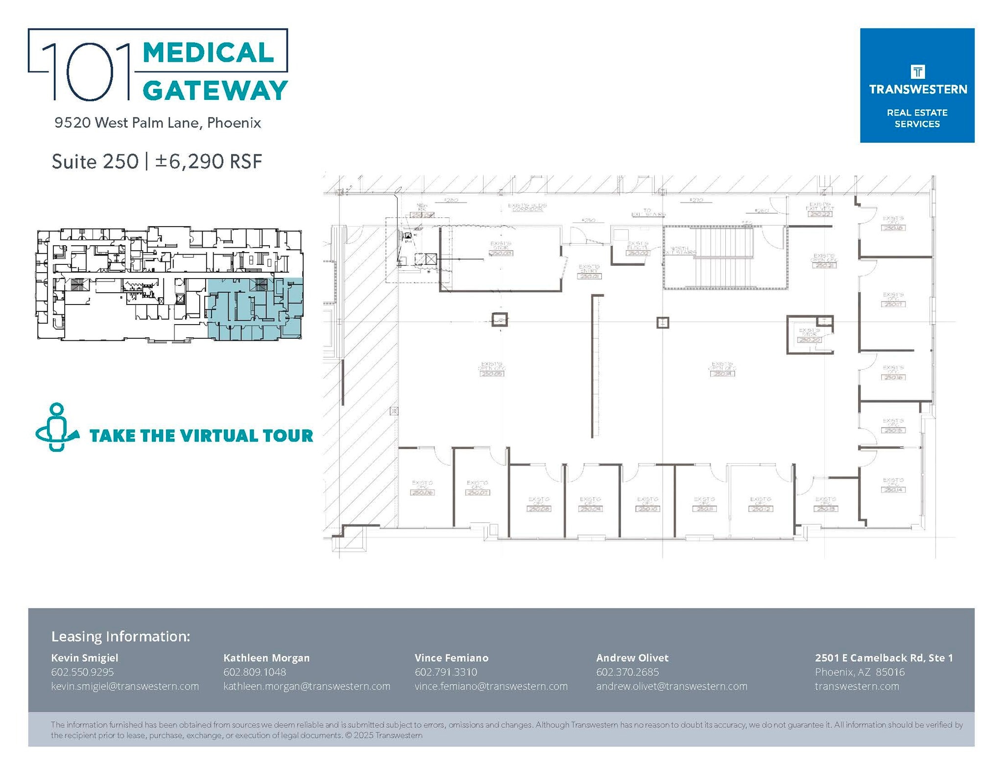 9520 W Palm Ln, Phoenix, AZ à louer Plan d’étage– Image 1 sur 1