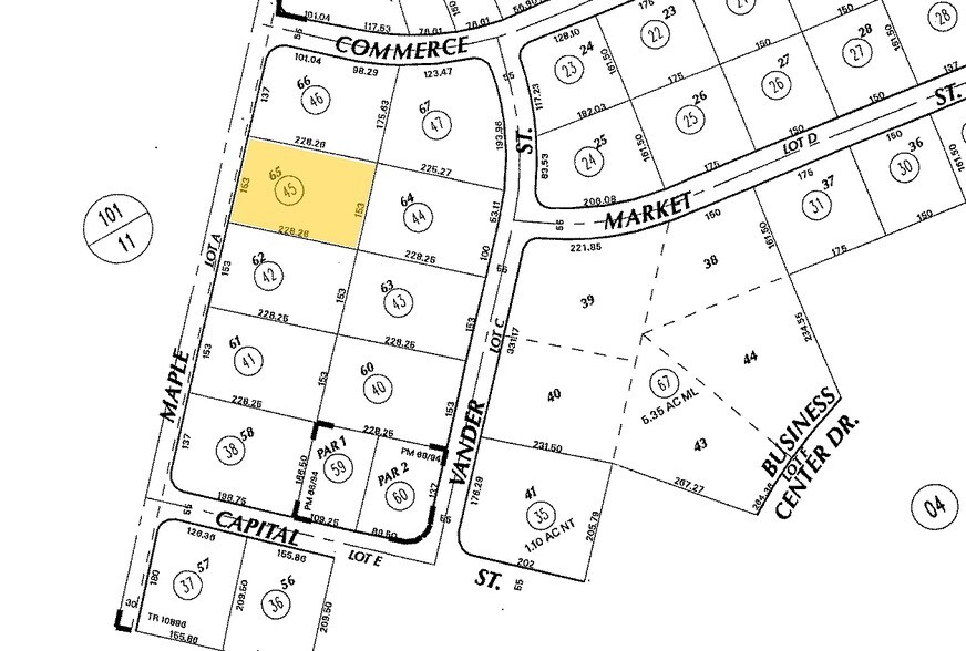 169 N Maple St, Corona, CA à louer - Plan cadastral – Image 2 sur 4