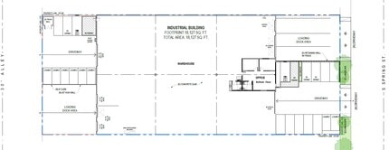 12821 S Spring St, Los Angeles, CA à louer Plan de site– Image 1 sur 3