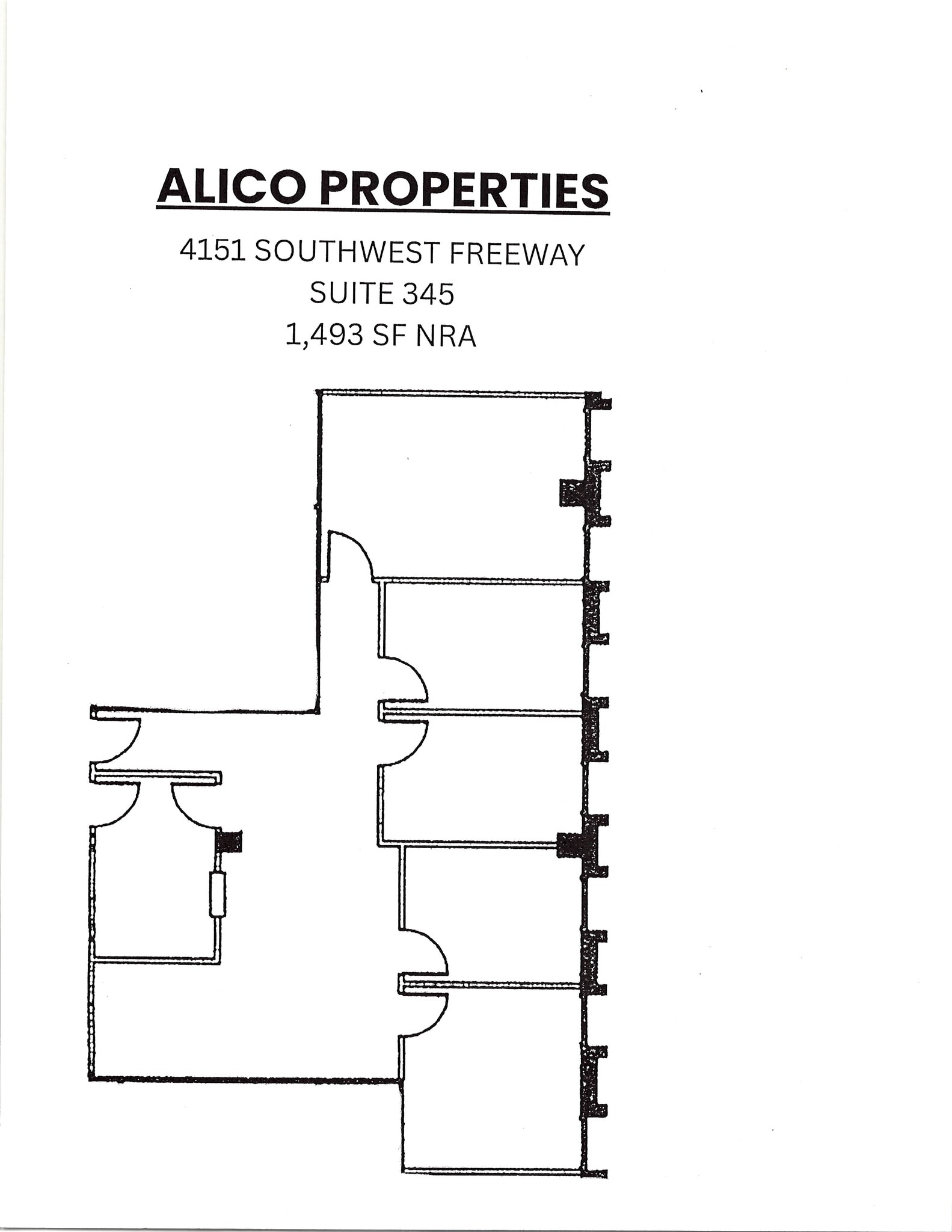 4151 Southwest Fwy, Houston, TX à louer Plan d’étage– Image 1 sur 1
