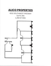 4151 Southwest Fwy, Houston, TX à louer Plan d’étage– Image 1 sur 1
