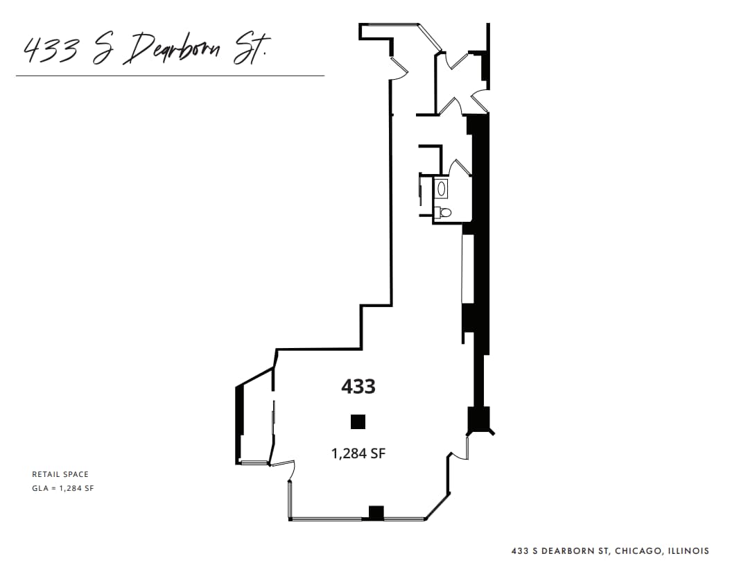 423-439 S Dearborn St, Chicago, IL à louer Plan d’étage– Image 1 sur 1