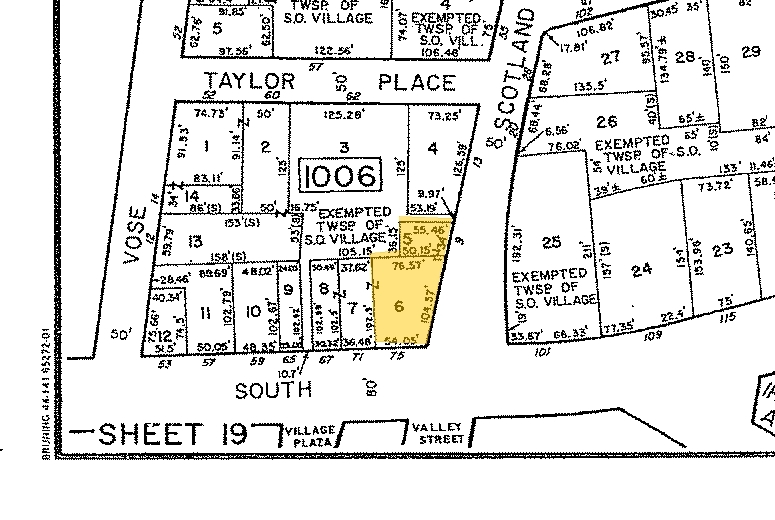 75 South Orange Ave, South Orange, NJ à louer - Plan cadastral – Image 3 sur 3