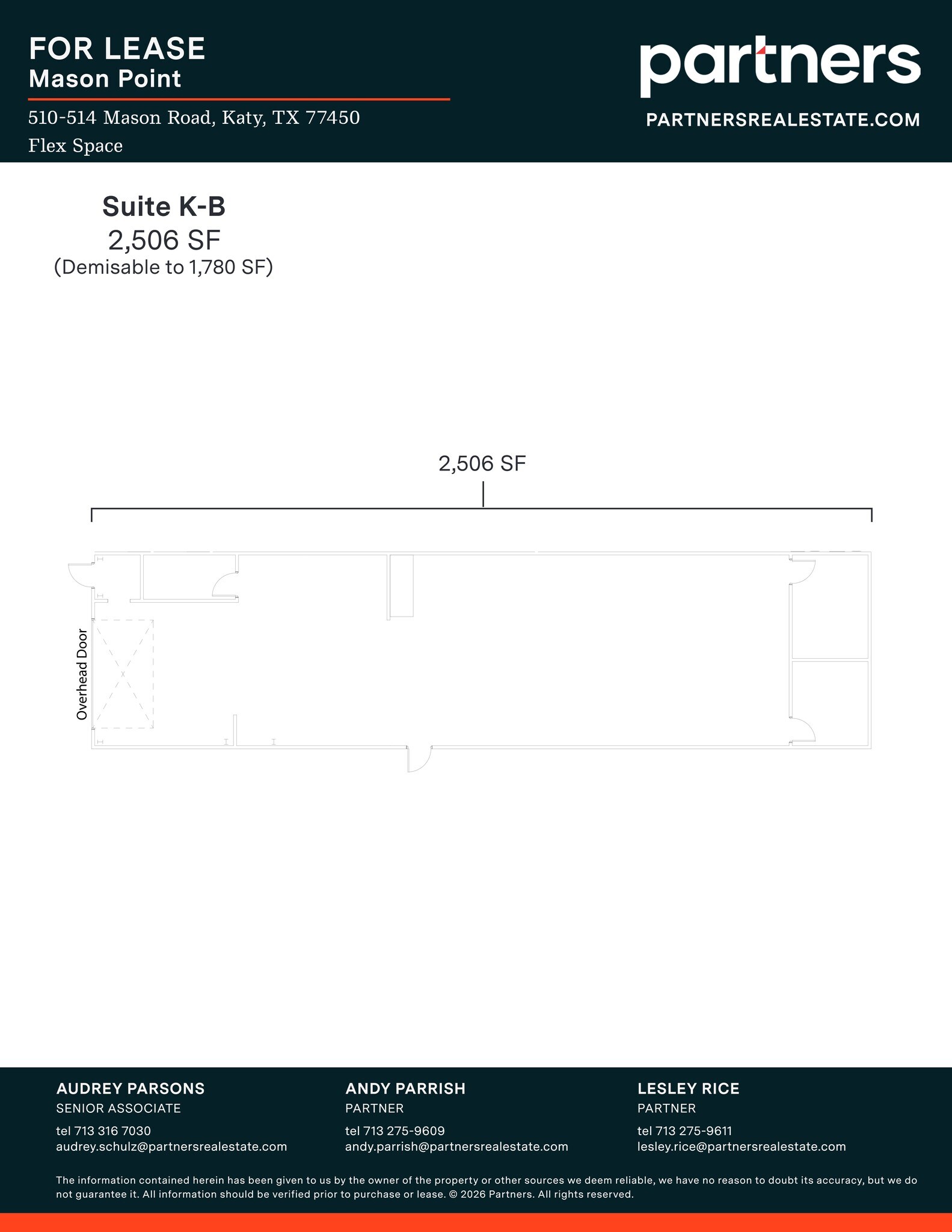 510 S Mason Rd, Katy, TX à louer Plan de site– Image 1 sur 1
