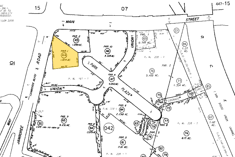 1 Park Plaza, Irvine, CA à louer - Plan cadastral – Image 2 sur 10