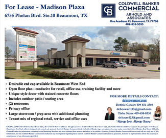 Plus de détails pour 6755 Phelan Blvd, Beaumont, TX - Local commercial à louer