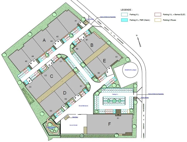 Local d’activités dans Montivilliers à louer - Plan d’étage – Image 3 sur 3
