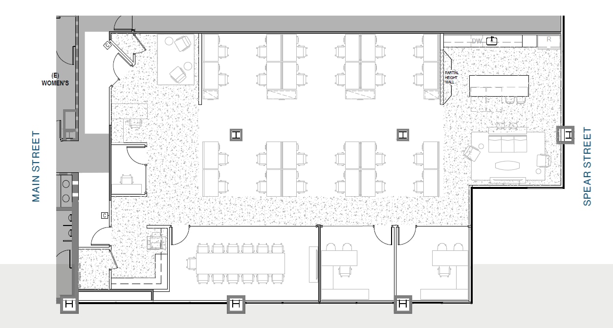 221 Main St, San Francisco, CA à louer Plan d’étage– Image 1 sur 1