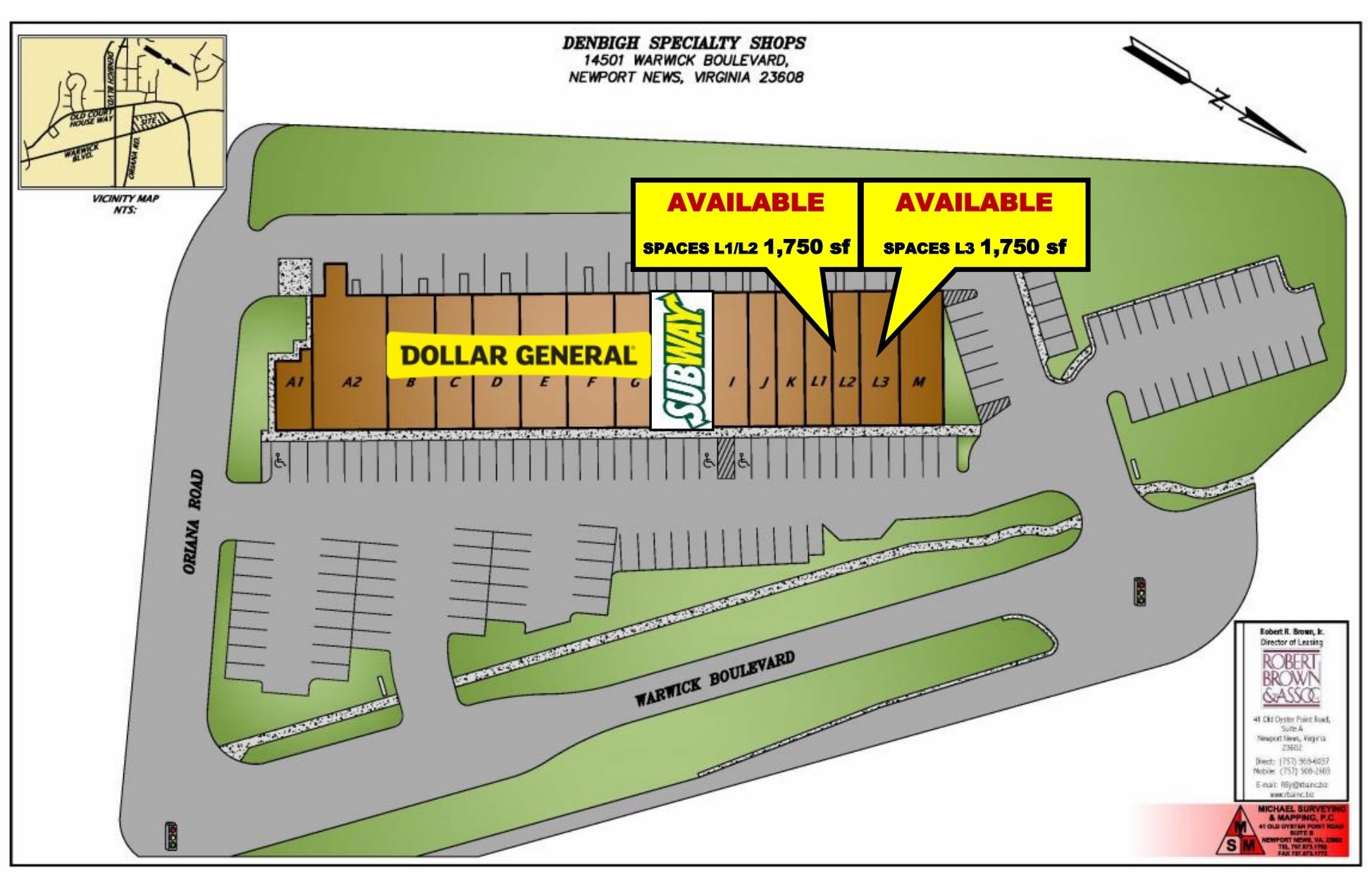 14501 Warwick Blvd, Newport News, VA à louer Plan de site– Image 1 sur 1