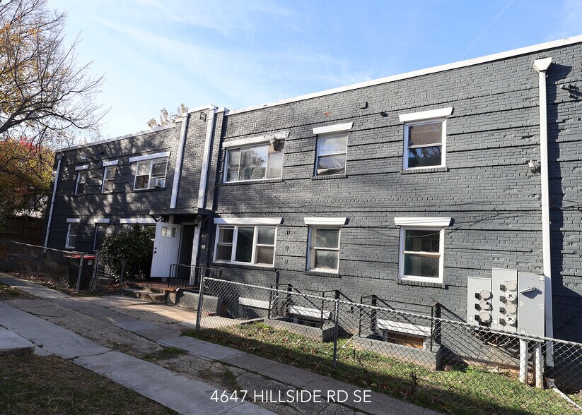 4647 Hillside Rd SE, Washington, DC à vendre - Photo de l’immeuble – Image 1 sur 2