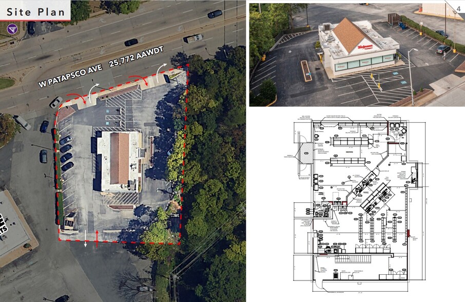 2001 W Patapsco Ave, Halethorpe, MD à louer - Plan de site – Image 3 sur 3