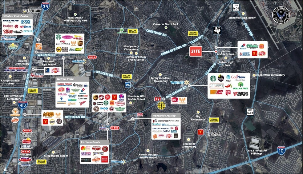 9149 Fm 78, Converse, TX à vendre - Aérien – Image 3 sur 5