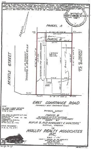 700 E Constance Rd, Suffolk, VA à louer - Plan cadastral – Image 2 sur 3