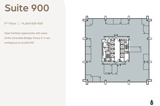 600 B St, San Diego, CA à louer Plan d’étage– Image 1 sur 1