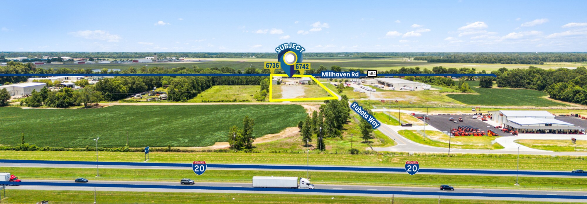 6736 & 6742 Millhaven Rd, Monroe, LA à vendre Photo principale– Image 1 sur 9