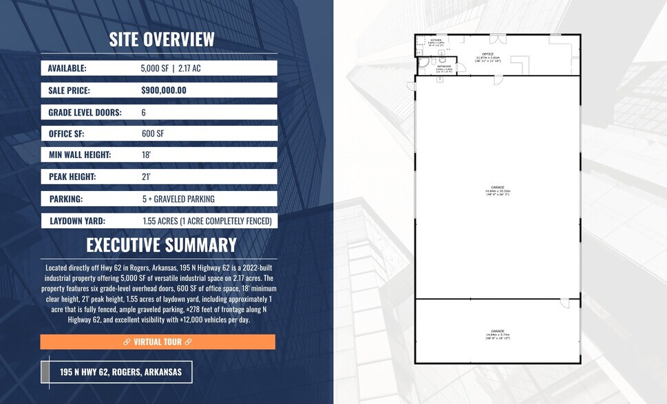 195 N Highway 62, Rogers, AR à vendre - Plan d’étage – Image 2 sur 13