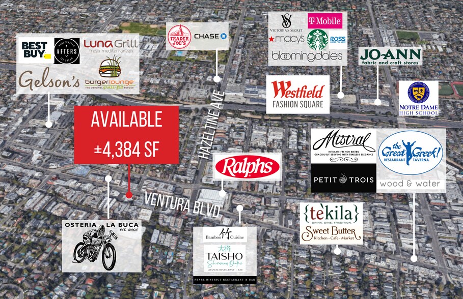 14226 Ventura Blvd, Sherman Oaks, CA à louer - Aérien – Image 3 sur 4