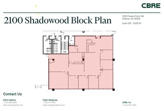 2100 Powers Ferry Rd SE, Atlanta, GA à louer Plan d’étage– Image 1 sur 1