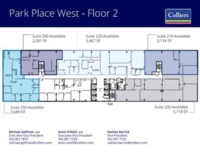 6465 Wayzata Blvd, Saint Louis Park, MN à louer Plan d’étage– Image 1 sur 1