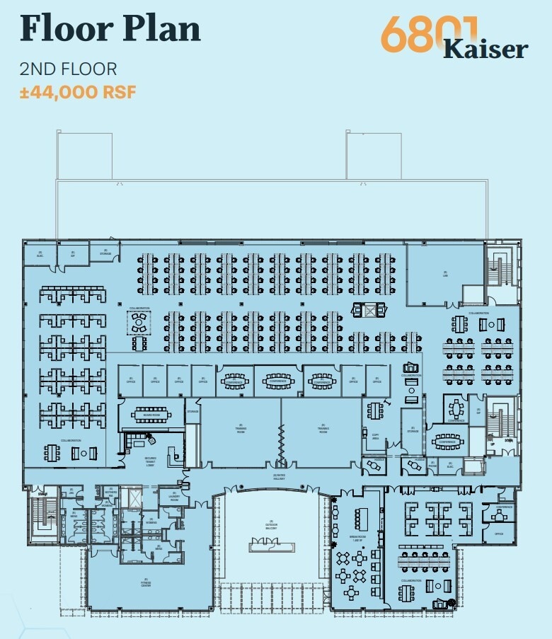 6801 Kaiser Dr, Fremont, CA à louer Plan d’étage– Image 1 sur 1