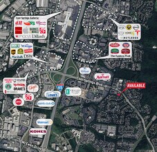 751 Cool Springs Blvd, Franklin, TN - VUE AÉRIENNE vue de carte