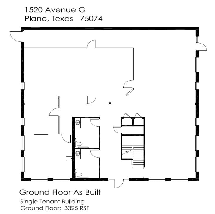 1520 G Avenue, Plano, TX à louer Plan d’étage– Image 1 sur 1