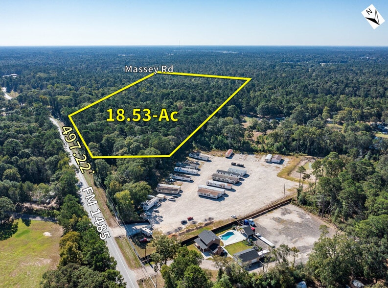 18.53+/-Ac11775 FM 1485, Conroe, TX à vendre - Aérien – Image 2 sur 8