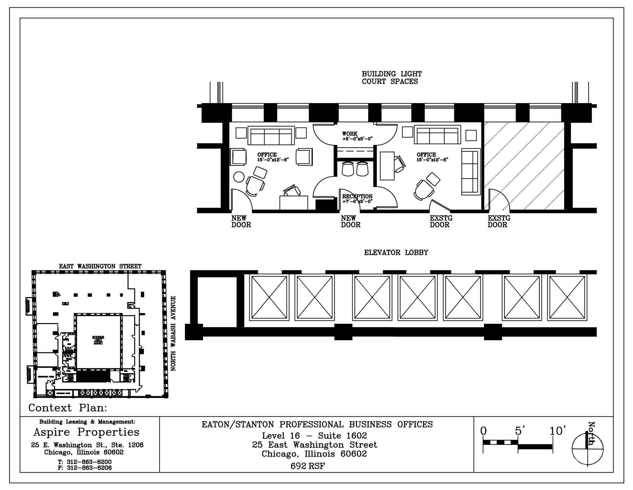 25 E Washington St, Chicago, IL à louer Plan de site– Image 1 sur 1