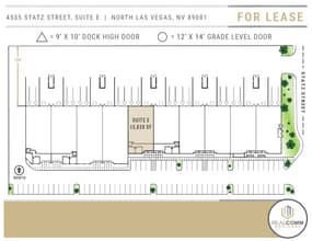 4535 Statz St, North Las Vegas, NV à louer Plan de site– Image 2 sur 4