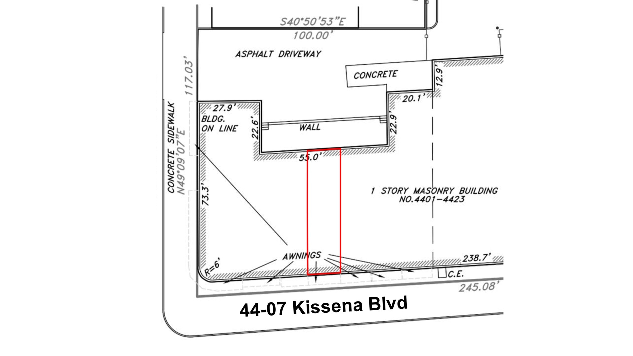 4401-4423 Kissena Blvd, Flushing, NY à louer Plan de site– Image 1 sur 8