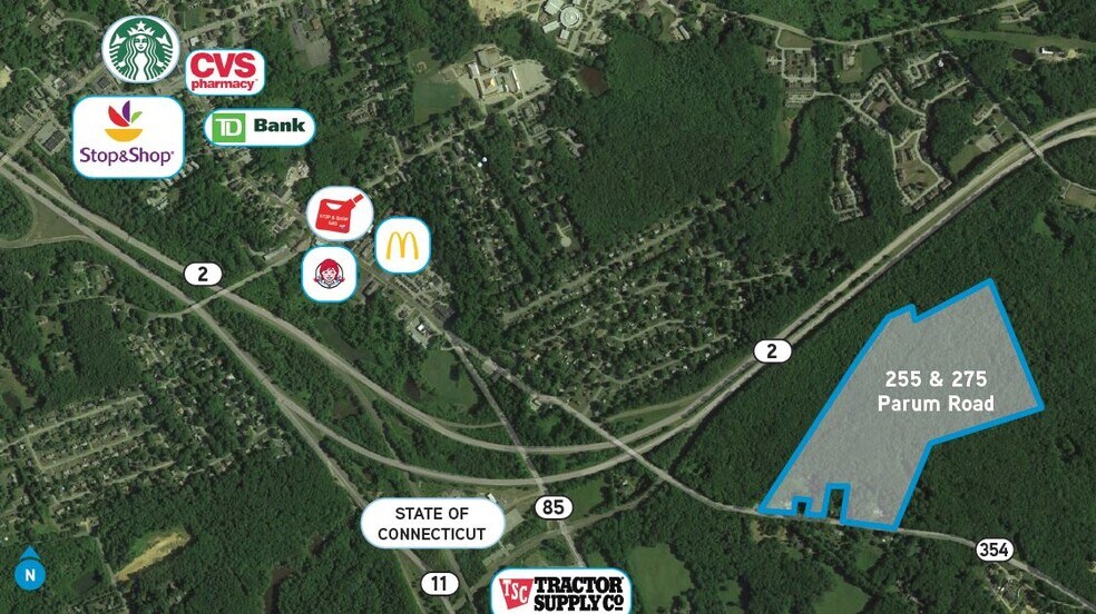 255-275 Parum Rd, Colchester, CT à vendre - Photo de l’immeuble – Image 1 sur 1